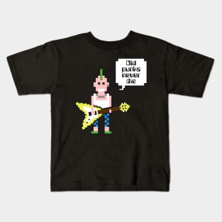 Old punks never die! Kids T-Shirt